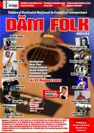 Tabăra și Festivalul National de Creație și Interpretare „Dam Folk ” , ediția a V-a