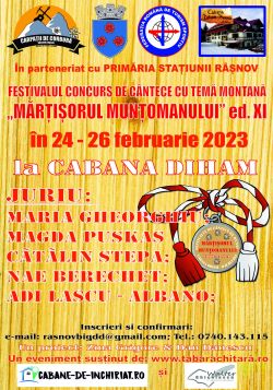 Festivalul Concurs Mărțișorul Muntomanului editia a XI-a , 2023