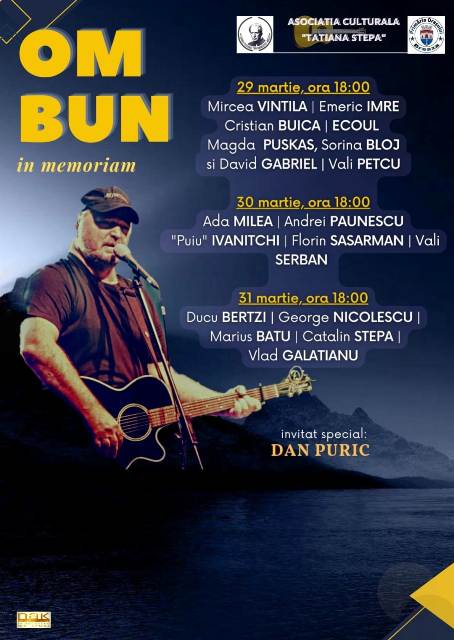Festivalul de muzică folk „Om Bun”, o ediţie in memoriam Victor Socaciu