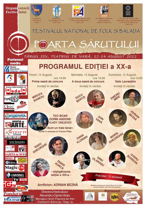 Festivalul Național de Folk și Baladă ”Poarta Sărutului” 2022