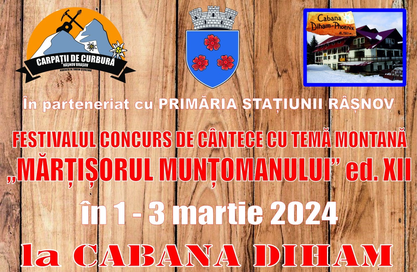 Festivalul Concurs de cântece de munte „Mărțișorul Munțomanului” ed. a XII-a 2024 